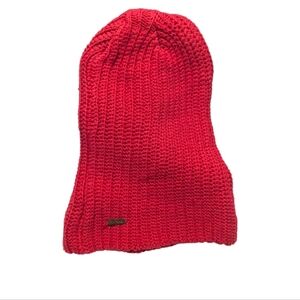 Free people winter hat red one size